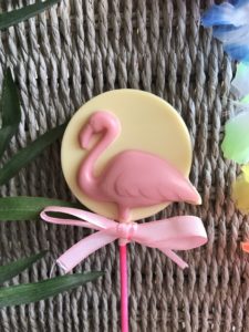 Flamingo Chocolate Lollipop