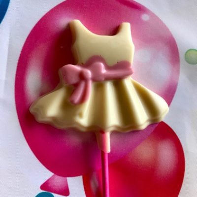 Pretty Dress Chocolate Lollipops