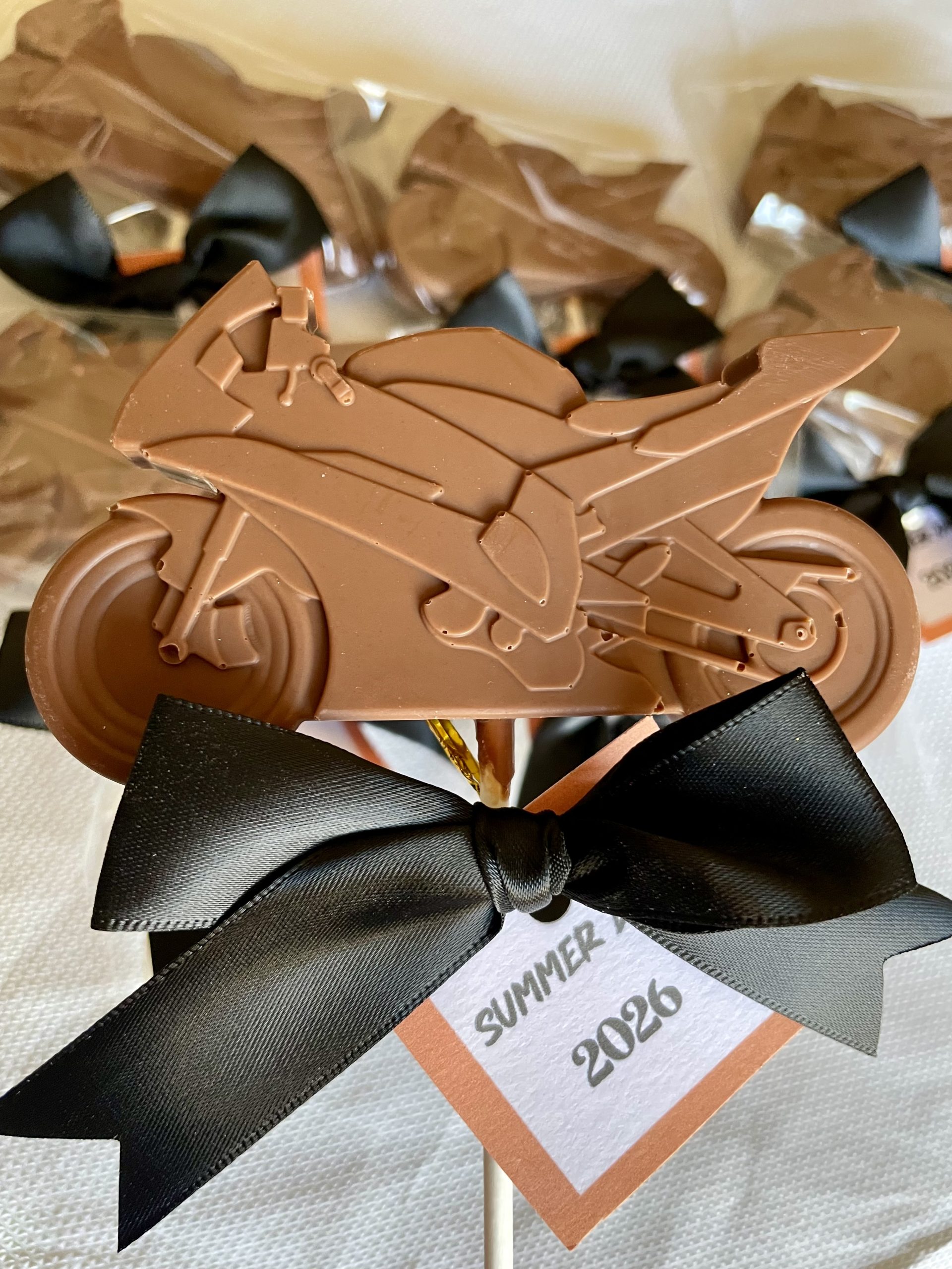 Motor Bike Chocolate Lollipop