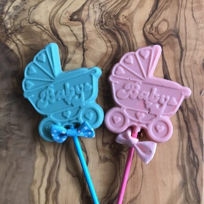 Pram Chocolate lollipop