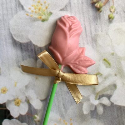 Rose Chocolate Lollipop