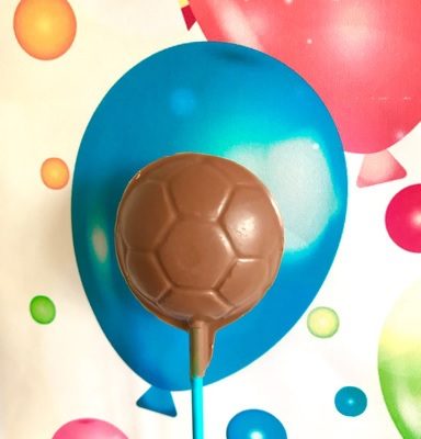 Football Chocolate Lollipop