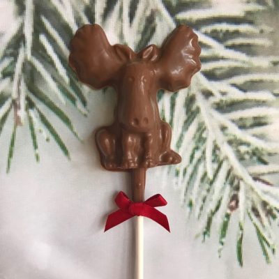 Moose Chocolate Lollipop