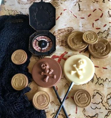 Skull & Cross Bones Chocolate Lollipop