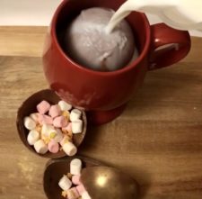 Hot Chocolate Glitter Bomb Explosion