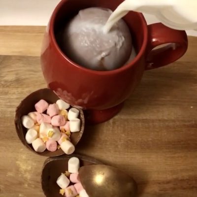 Hot Chocolate Glitter Bomb Explosion
