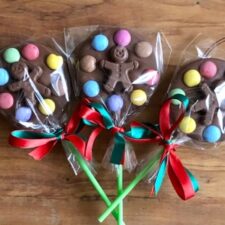 Gingerbread Man Cuteness Lollipop