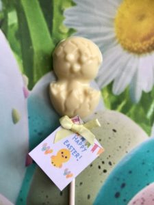Hatching Chick Chocolate Lollipop - Image 2