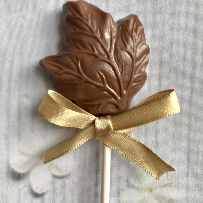 Maple Leaf Chocolate Lollipops