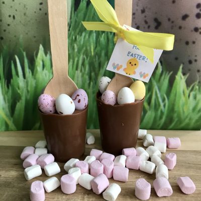 Mini Egg Chocolate Spoon