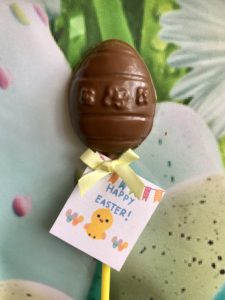 Easter Egg Chocolate Lollipop