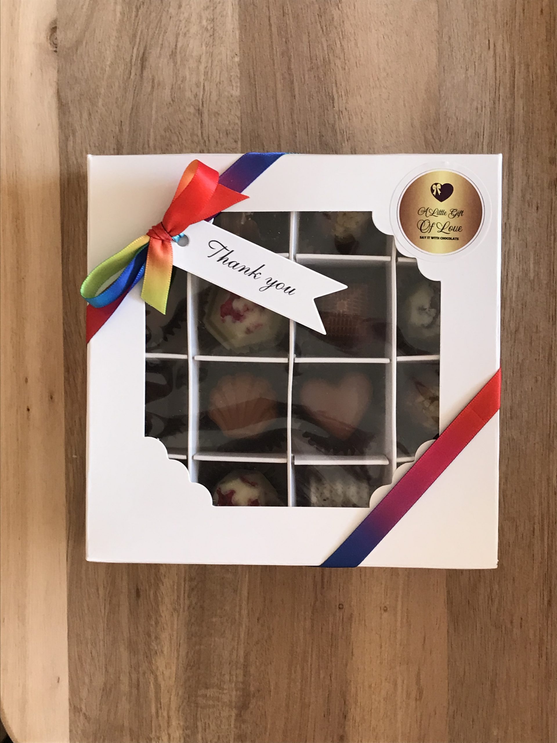 Luxury Handmade Chocolates Gift Box - A Little Gift of Love