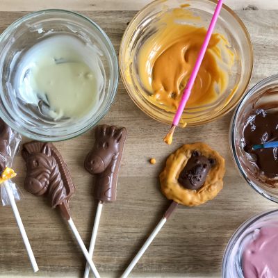 Safari Chocolate Lollipop Melt, Make and Decorate Kit