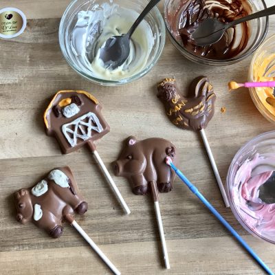 Farmyard Chocolate Lollipop Kit - Melt, Make and Decorate