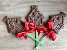 Gingerbread House Chocolate Lollipop - Image 2