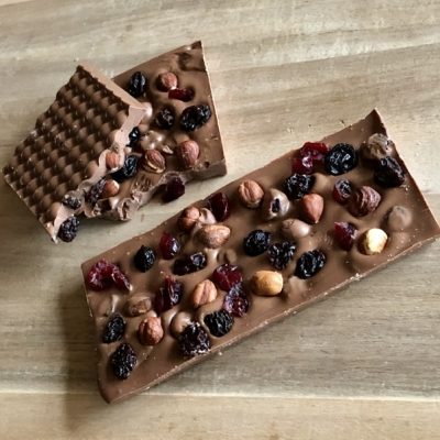 Luxury Fruit and Nut Chocolate Bar