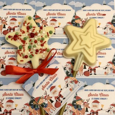 Wish Upon A Star Chocolate Lollipop