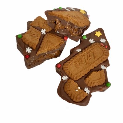 Milk Chocolate Biscoff Stuffed Christmas Tree
