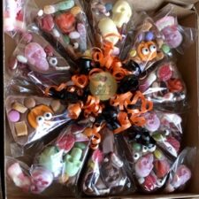 Halloween Themed Chocolate Pizza
