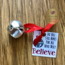Santa’s Believe Bell Chocolate Bauble/ Bomb - Image 3