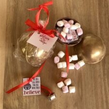 Santa’s Believe Bell Chocolate Bauble/ Bomb - Image 2