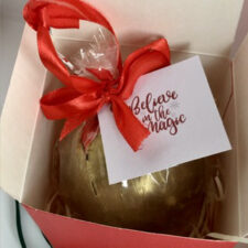 Santa’s Believe Bell Chocolate Bauble/ Bomb