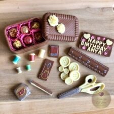 Chocolate Sewing Kit Gift Set - Image 2