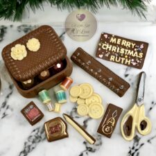 Chocolate Sewing Kit Gift Set - Image 4