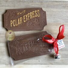 Chocolate train ticket