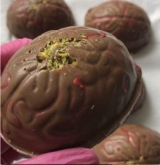 Pistachio Crunch Milk Chocolate Brain