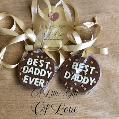 Best Dad Chocolate Medal