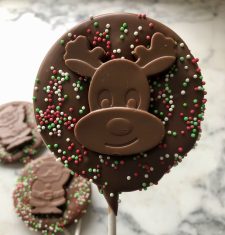 Santa & Reindeer Chocolate Lollipops - Image 3